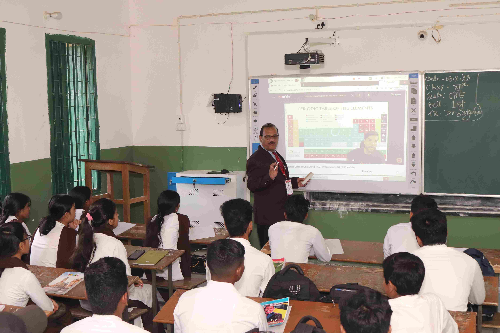 Smart Classroom Teaching in Progress